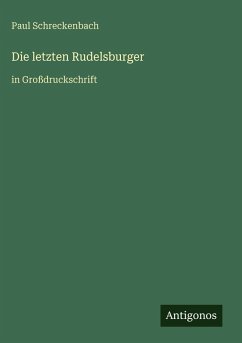Cover Die letzten Rudelsburger
