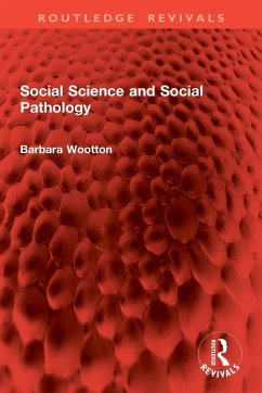 Cover Social Science and Social Pathology