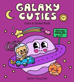 Cover Galaxy Cuties Color & Sticker Book