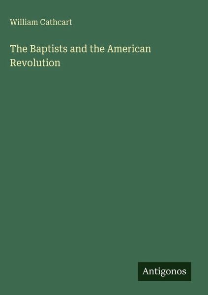 The Baptists and the American Revolution
