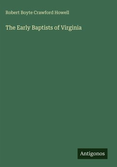 Cover The Early Baptists of Virginia