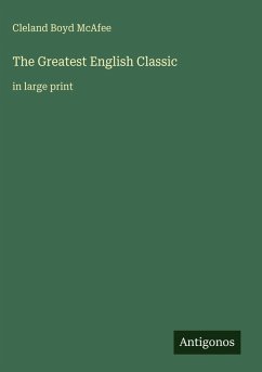 The Greatest English Classic - Mcafee, Cleland Boyd