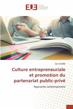 Cover Culture entrepreneuriale et promotion du partenariat public-privé