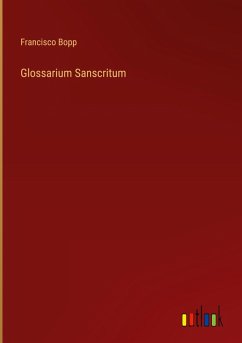 Cover Glossarium Sanscritum