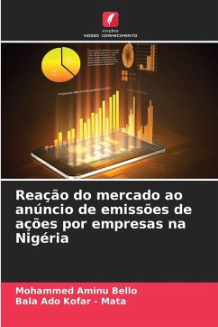 Reação do mercado ao anúncio de emissões de ações por empresas na Nigéria - Bello, Mohammed Aminu;Kofar - Mata, Bala Ado