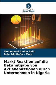 Cover Markt Reaktion auf die Bekanntgabe von Aktienemissionen durch Unternehmen in Nigeria