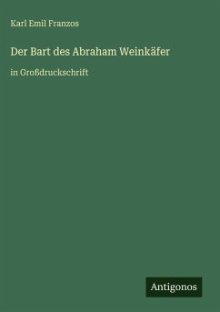 Cover Der Bart des Abraham Weinkäfer
