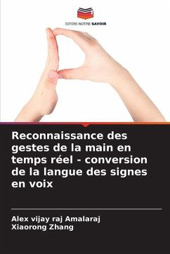 Cover Reconnaissance des gestes de la main en temps réel - conversion de la langue des signes en voix