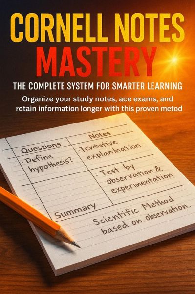 Cornell Notes Mastery: The Complete System for Smarter Learning (eBook, ePUB) Cornell Notes Mastery: The Complete System for Smarter Learning (eBook, ePUB)