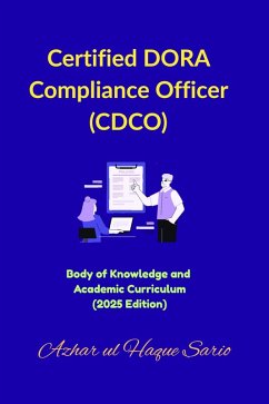 Cover Certified DORA Compliance Officer (CDCO) (eBook, ePUB)