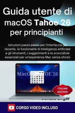 Cover Guida utente di macOS Tahoe 26 per principianti (eBook, ePUB)