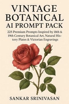 Cover Vintage Botanical AI Prompt Pack (eBook, ePUB)