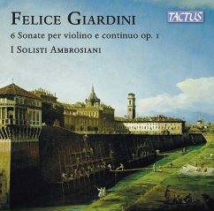 Giardini: 6 Sonaten Für Violine Und Continuo Op. 1 - Solisti Ambrosiani,I