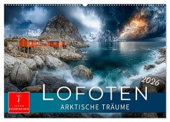 Lofoten - Arktische Träume (Wandkalender 2026 DIN A2 quer), CALVENDO Monatskalender