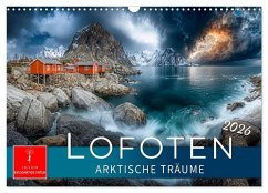 Lofoten - Arktische Träume (Wandkalender 2026 DIN A3 quer), CALVENDO Monatskalender