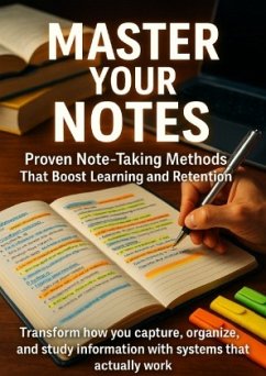 Cover Master Your Notes: Proven Note-Taking Methods That Boost Learning and Retention