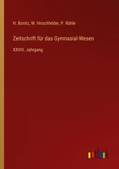 Cover Zeitschrift für das Gymnasial-Wesen
