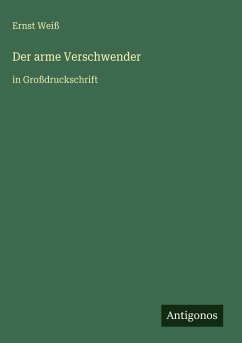 Cover Der arme Verschwender