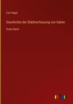 Cover Geschichte der Städtverfassung von Italien