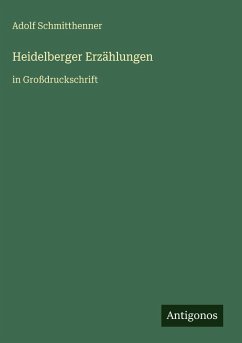 Cover Heidelberger Erzählungen