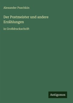 Cover Der Postmeister und andere Erzählungen