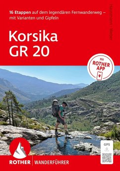 Cover ROTHER Wanderführer Korsika GR 20. 16 Etappen auf dem legendären Fernwanderweg - mit Varianten und Gipfeln