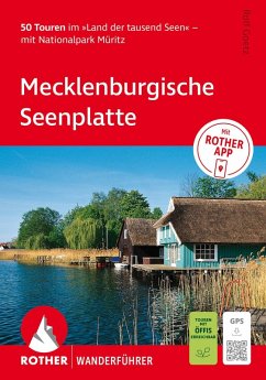 Cover ROTHER Wanderführer Mecklenburgische Seenplatte. 50 Touren im 'Land der tausend Seen' - mit Nationalpark Müritz