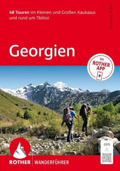 Cover ROTHER Wanderführer Georgien. 48 Touren im Kleinen und Großen Kaukasus und rund um Tbilissi