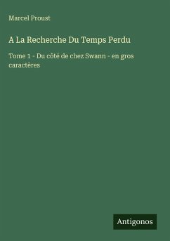 Cover A La Recherche Du Temps Perdu