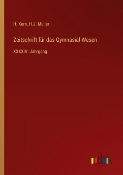Cover Zeitschrift für das Gymnasial-Wesen