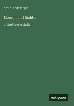 Cover Mensch und Richter