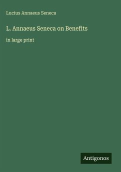 Cover L. Annaeus Seneca on Benefits