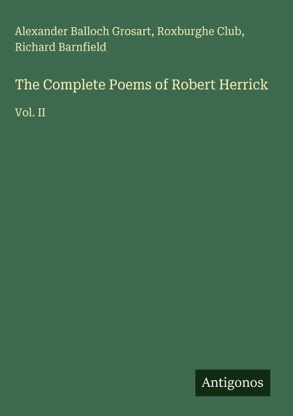 The Complete Poems of Robert Herrick