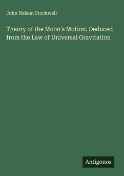 Cover Theory of the Moon's Motion. Deduced from the Law of Universal Gravitation