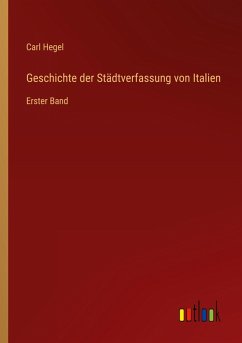 Cover Geschichte der Städtverfassung von Italien