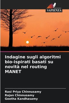 Cover Indagine sugli algoritmi bio-ispirati basati su novità nel routing MANET