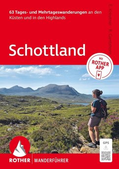 Cover ROTHER Wanderführer Schottland. 63 Tages- und Mehrtageswanderungen an den Küsten und in den Highlands