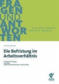 Cover Die Befristung im Arbeitsverhältnis