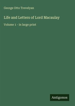 Cover Life and Letters of Lord Macaulay