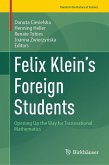 Felix Klein's Foreign Students (eBook, PDF)