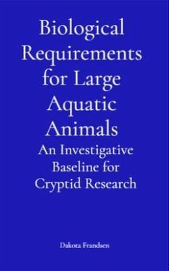 Cover Biological Requirements for Large Aquatic Animals (eBook, ePUB)