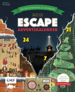 Cover Mein Escape-Adventskalender: Die geheimnisvolle Zeitreise - Mit Decoderfolie  (Mängelexemplar)