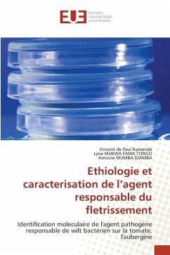 Cover Ethiologie et caracterisation de l'agent responsable du fletrissement
