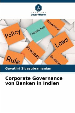 Cover Corporate Governance von Banken in Indien