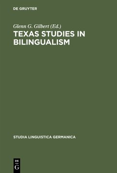 Texas Studies in Bilingualism. Spanish, French, German, Czech, Polish, Sorbian and Norwegian in the Southwest. With a Concluding Chapter on Code-Switching and Modes of Speaking in American Swedish. (= Studia Linguistica Germanica 3).