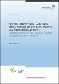 Der Stellenwert von Handlungsempfehlungen bei der Genehmigung von Windenergieanlagen (eBook, PDF)