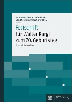 Cover Festschrift für Walter Kargl zum 70. Geburtstag (eBook, PDF)