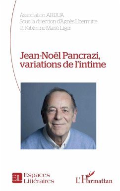 Cover Jean-Noël Pancrazi, variations de l'intime