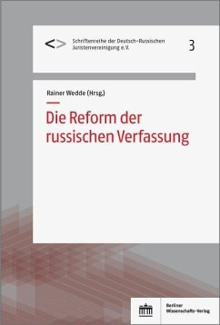 Cover Die Reform der russischen Verfassung (eBook, PDF)