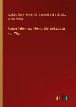 Cover Curiositäten- und Memorabilien-Lexicon von Wien